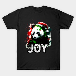 Christmas Panda Joy T-Shirt